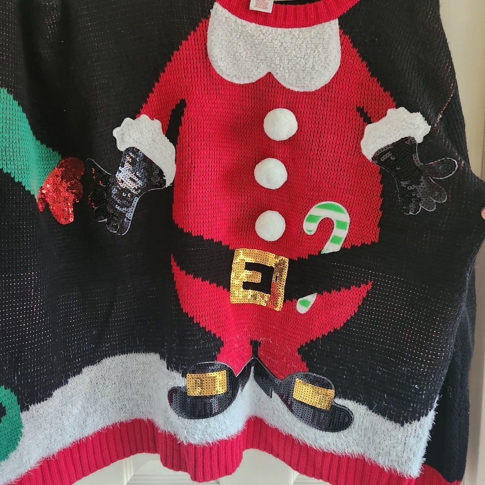 Two Person Ugly Christmas Sweater Size S / M - Picture 6 of 7